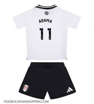 Fulham Adama Traore #11 Hjemmebanetrøje Børn 2024-25 Kortærmet (+ Korte bukser)